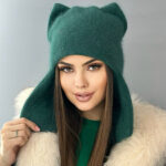 Шапка ушанка с ушками