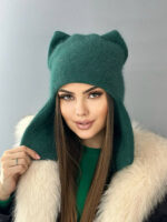 Шапка ушанка с ушками