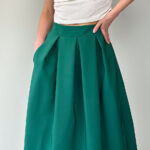 Юбка миди с карманами