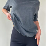 Футболка удлиненная оверсайз