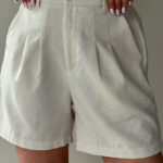 Льняные шорты