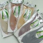 Носки-следки женские из вискозы пять цветов