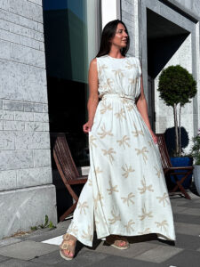 Комплект с пальмовым принтом