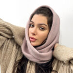 Платок-косынка из ангоры