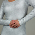 Лонгслив с перламутром