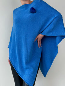 Пончо-накидка без рукавов