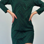 Платье с люрексом