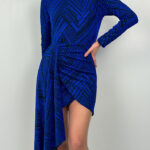 Эффектное платье с люрексом