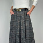 Юбка трикотажная полуклеш