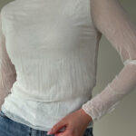 Блуза из гипюра