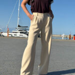 Брюки женские свободного кроя