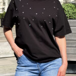 Женская футболка свободного кроя