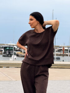 Костюм спорт шик со стразами — изображение 2