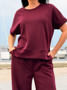 Костюм спорт шик со стразами — изображение 10