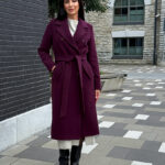 Двубортное демисезонное пальто