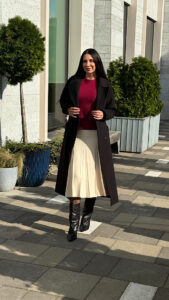 Юбка из вязаного трикотажа миди — изображение 5