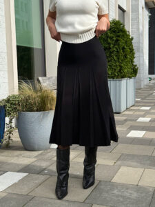 Юбка из вязаного трикотажа миди — изображение 10