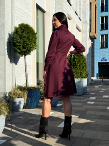 Платье из вязаного трикотажа — изображение 13