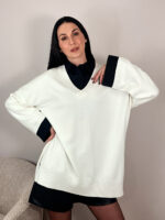 Джемпер-туника с имитацией рубашки - Image 6