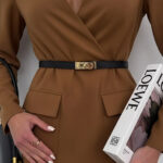 Ремень кожаный женский регулируемый