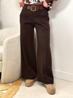 Брюки женские палаццо с поясом — изображение 2