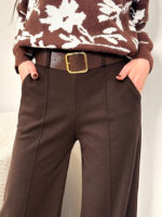 Брюки женские палаццо с поясом — изображение 3