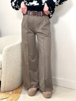 Брюки женские палаццо с поясом