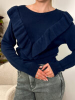 Джемпер женский с рюшей — изображение 2