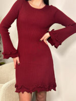 Kootud trikoo kostüüm seelikuga (Копировать) (Копировать)