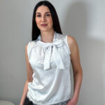 Блуза с гипюром