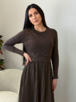 Kootud trikoo kostüüm seelikuga (Копировать) (Копировать) (Копировать) (Копировать) - Image 6