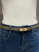 Ремень кожаный женский регулируемый - Image 13