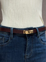 Ремень кожаный женский регулируемый - Image 20