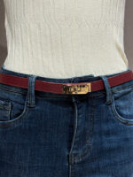 Ремень кожаный женский регулируемый - Image 21