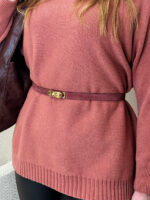 Ремень женский регулируемый замша — изображение 16