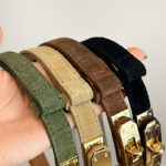 Ремень женский регулируемый замша