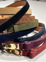 Ремень женский регулируемый замша — изображение 12