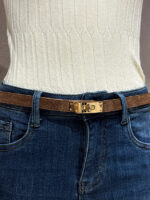 Ремень женский регулируемый замша — изображение 8