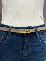 Ремень женский регулируемый замша — изображение 4