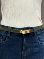 Ремень женский регулируемый замша — изображение 3