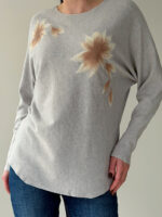 Тонкий джемпер с круглым вырезом — изображение 5