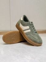 Кеды женские олива