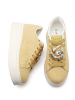 Кеды женские с брошью