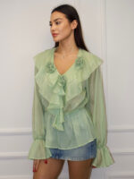 Блуза с воланами — изображение 6