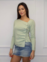 Лонгслив из тонкого трикотажа — изображение 3