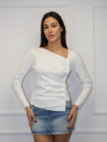 Лонгслив из тонкого трикотажа — изображение 5