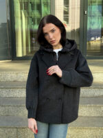 Пальто короткое шерстяное — изображение 6