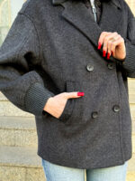 Пальто короткое шерстяное — изображение 10