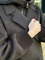 Пальто короткое шерстяное — изображение 12