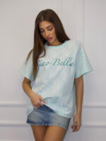 Футболка женская с кружевом